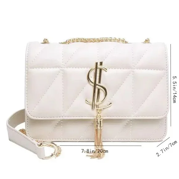 Black rhombus quilted shoulder bag - Picture 2 of 3